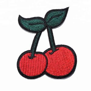 Heart Shape Embroidered Patch With Lips And Knife <b>Sew</b>-On Fashion Badge Vintage Style Fabric Applique For Garment - Product Image 3