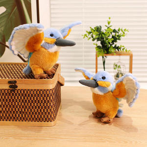 Peluche Pieuvre de mer en peluche avec ailes écartées, couleur orange et bleue, 31cm-50cm, pour enfants de 2 à 4 ans, unisexe - Product Image 3