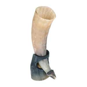 Indian Quality Natural Viking <b>Drinking</b> Horn with <b>Stand</b> Handmade Durable Business Gift by Arif Handicrafts. - Product Image 5