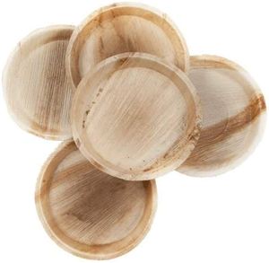 Platos Desechables de Bambú 100% Natural, 10 Pulgadas, Biodegradables, Compostables, Ecológicos, para Eventos y Bodas, Hechos en India, Más Vendidos - Product Image 2