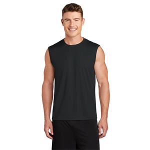 Camiseta sin Mangas Azul para Hombre, Camiseta Deportiva para Gimnasio y Entrenamiento, Ligera, Transpirable, Mezcla de Algodón, Exportador OEM/ODM - Product Image 1