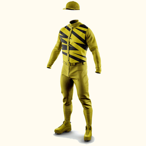 Uniforme de béisbol personalizado 100% poliéster para hombre, diseña tu propio uniforme de béisbol en venta - Product Image 2
