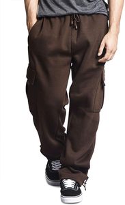 Best Quality <b>Winter</b> Mens Heavy <b>Trousers</b> <b>Warm</b> Heavyweight Cotton Casual Pants Straight Long Sweatpants Men Washed - Product Image 3