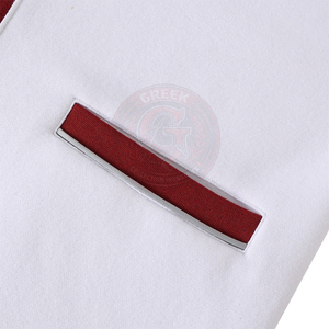Cárdigan Blanco de Punto, Cuello en V, Manga Larga, Cierre de Botones, Suéter Unisex para Hombre y Mujer, 100% Algodón - Product Image 4