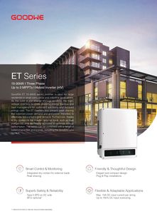 Convertisseur solaire hybride triphasé <span class=keywords><strong>Goodwe</strong></span> série ET 15-30 <span class=keywords><strong>kW</strong></span> |   Batterie haute tension |   <span class=keywords><strong>3</strong></span> MPPT |   Solution de stockage d'énergie commerciale - Product Image 4