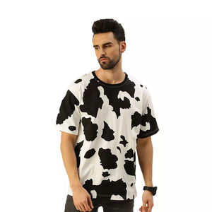 T-shirt pour homme fabriqué au Pakistan, de haute qualité, 100% coton, vêtements décontractés à la mode, manches courtes, col rond, tissu en coton imprimé - Product Image 1