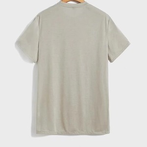 Camiseta de Verano Personalizada con Logotipo Impreso para Hombre, 100% Algodón, Corte Holgado, Transpirable, Talla Grande, para Venta en Línea - Product Image 2