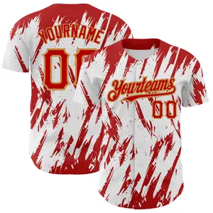 Camiseta de Béisbol Personalizada para Equipos - Logotipos, Números y Nombres Personalizados, Duradera, Transpirable, 100% Poliéster, Manga Corta, Personalizable - Product Image 4
