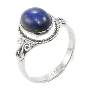 Bague en argent massif avec labradorite bleue pour femme, bijou raffiné, idéale pour fiançailles, mariage, anniversaire ou comme cadeau de fête - Product Image 6