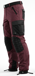 กางเกงเดินป่าวิ่งสำหรับผู้ชาย ระบายอากาศได้ดี น้ำหนักเบา กันน้ำ เป็นมิตรกับสิ่งแวดล้อม ผลิตจากโพลีเอสเตอร์/ไนลอน เหมาะสำหรับกิจกรรมกลางแจ้งทุกฤดู - Product Image 2