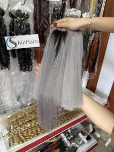 2024 vente en gros couleur os faisceaux droits brut cheveux humains vietnamiens pour les femmes noires modèle féminin 1 - Product Image 6