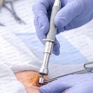 Outil de filetage manuel en acier inoxydable allemand, instrument professionnel d'insertion de bijoux pour piercing corporel, usage chirurgical ORL Vaslcare - Product Image 4