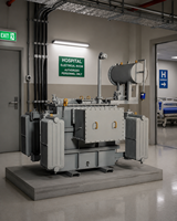 Transformateur Commercial 1000KVA Distribution 33KV Entrée 433V Sortie Refroidissement ONAN Triphasé 50Hz Marque RPPl Modèle Transformateur