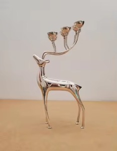 Decorative Handmade Eco-Friendly Metal Christmas <b>Tea</b> <b>Light</b> <b>Holder</b> with Customizable Options for Home Decoration Dining Table Use - Product Image 3
