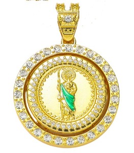 Pendentif en moissanite de haute qualité, style hip-hop, effet diamant, collier brillant, disponible au meilleur prix du marché - Product Image 2
