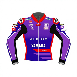 Blouson de moto en cuir Toprak Razgatlioglu MotoCP pour homme 2026 avec protection homologuée CE et bosse de protection intégrée - Product Image 1