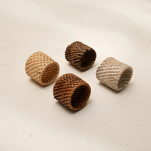 Natural Woven Rattan Napkin Ring Boho Farmhouse <b>Table</b> <b>Decor</b> for Wedding <b>Party</b> Restaurant <b>Tableware</b> Manufacturer - Product Image 6