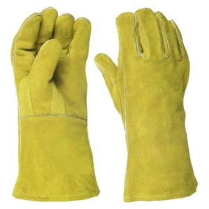 Gants de sécurité robustes en cuir de vachette pleine fleur, ignifuges, pour barbecues, soudeurs, protection industrielle - Product Image 6