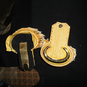 Custom Embroidered Gold Epaulets with Tassel Decoration Premium <b>Sew</b>-On Shoulder Badges for Uniforms, Costumes & Formal Garment - Product Image 5