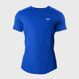 Camisetas Básicas de Cuello Redondo para Hombre al por Mayor, con Logotipo Personalizado Serigrafiado, Color Sólido, Tejido Suave - Product Image 6
