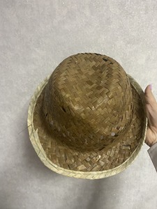 Chapeau de paille Sombrero rayé multicolore de haute qualité en herbe naturelle - Unisexe Adulte Ho Chi Minh City Sports Plein air Voyage Pêche Ski - Product Image 1