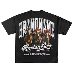 Camisetas de Manga Corta para Hombre, Estilo Vintage, Oversize, Lavado Ácido, Corte Ajustado, 100% Algodón, Ecológicas, Impresión DTG - Product Image 5