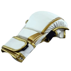 Gants de boxe en cuir NAZMA de haute qualité avec fermeture et maintien sécurisé du poignet, personnalisables pour adultes - Product Image 6