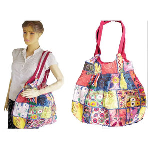Bolso de Hombro Étnico Banjara Hecho a Mano, Bolso Bandolera Tribal Bohemio Tradicional Bordado, Bolso Vintage con Espejo, Estilo Gitano Hecho a Mano - Product Image 1