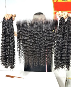 Énorme remise! Extensions de cheveux en vrac de haute qualité au prix de gros 6-32 pouces couleurs de cheveux humains vierges 613 - Product Image 6