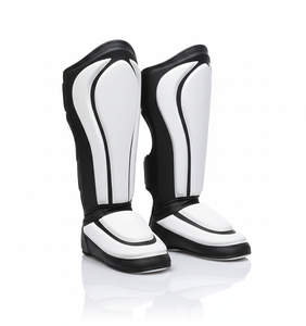 Espinilleras al por mayor con diseño personalizado, profesionales para entrenamiento de MMA, Muay Thai y Kick Boxing - Product Image 1