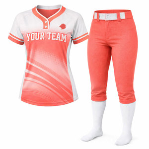 Nouvel uniforme de softball personnalisé avec le nom de l'équipe, en stock, vente en gros, uniforme de softball en vente en ligne - Product Image 1