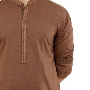 <b>Mens</b> Loose Fit Traditional Shalwar Kameez Soft Comfortable Fabric For Daily Casual Activities - Product Image 4