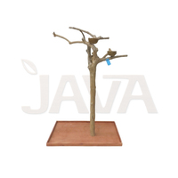 Perchoir pour oiseaux en bois Javawood, écologique, durable, J2E, petit, de qualité supérieure, fournitures pour oiseaux d'Indonésie