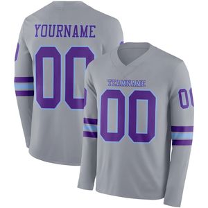 Maillot de football OEM à manches longues, impression personnalisée du logo de l'équipe, kit d'entraînement et de match, haute qualité, spandex/polyester respirant, col en V - Product Image 2