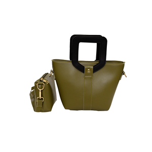 Chuyến đi màu xanh lá cây/đen bền PU sản phẩm da - Product Image 2