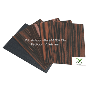 Durable Eco Friendly Engineered Ebony <b>Veneer</b> Panels Rotary Cut 2500x640mm for Furniture and Doors - Product Image 6