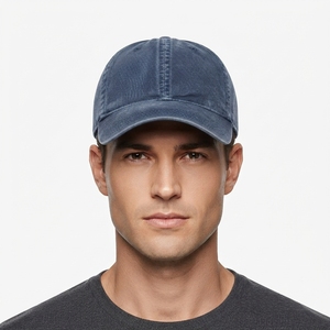 Gorra de Béisbol para Hombre, Estilo Urbano, Diseño Simple con Visera, Hebilla Dorada de Cobre, Ajustable, 100% Algodón, Gorra Deportiva para el Sol - Product Image 3