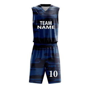 Uniformes de basket-ball en jersey 100% polyester de haute qualité, personnalisés et sublimés, vente en gros - Product Image 5