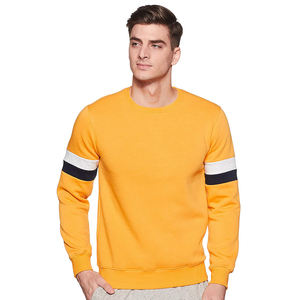 Sudadera de Hombre para Uso Diario, Mezcla de Algodón, Tela Suave al Tacto, Corte Holgado, Manga Larga, Cuello Redondo, Cómoda para Uso Diario Informal - Product Image 1