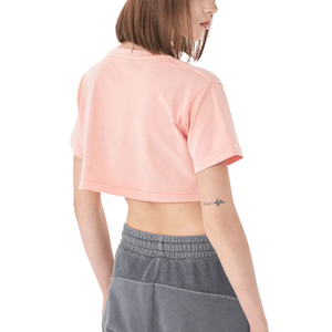 T-shirt court à manches courtes élégant et incontournable pour l'été 2026, en 100 % coton, coupe ajustée pour femme, personnalisable - Product Image 5