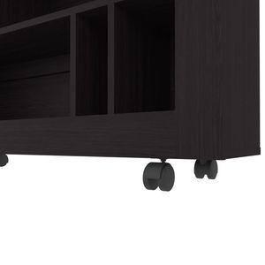 Consolle Open Storage in Melaminico Wengue: Tavolo Consolle Unico ed Elegante - Product Image 5