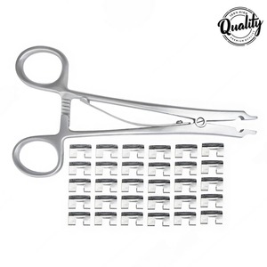 Applicateur de clips pour cuir chevelu Raney avec 30 clips pour cuir chevelu Raney, ensemble d'instruments chirurgicaux de neurochirurgie réutilisables - Product Image 5