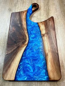 เขียงไม้เคลือบอีพ็อกซี่ทันสมัยสำหรับประสบการณ์การรับประทานอาหาร เขียงไม้เรซิ่นสำหรับเสิร์ฟอาหาร - Product Image 3