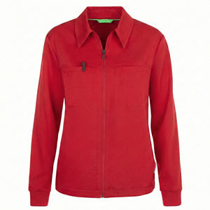 Blouse de travail personnalisable OEM pour hôpital, veste de médecin et infirmière, fermeture éclair intégrale, col à revers, multi-poches, prix de gros - Product Image 4