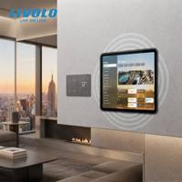 Soporte Magnético de Pared LIVOLO para iPad Pro/Air de 11 y 13 Pulgadas, Carga Cableada, Interruptor Inteligente para el Hogar, Centro de Control de Iluminación