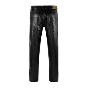 กางเกงหนังแท้ 100% คุณภาพสูงสุด ราคาดีที่สุด สีดำ - Product Image 5