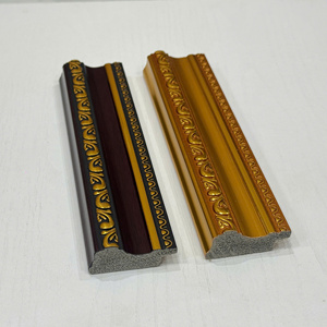 Moldura para Marco de Fotos Extra Grande, Estilo Americano, de Poliestireno PS, Ajustable, Diseño Minimalista, Borde Ancho, Personalizable OEM - Product Image 1