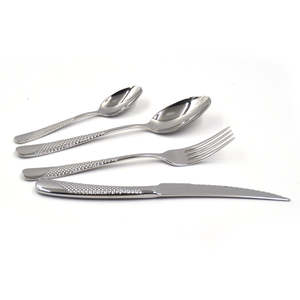 Ensemble de couverts de luxe en acier inoxydable pour la salle à manger |   Couverts à finition miroir pour mariages, dîners élégants et banquets - Product Image 2