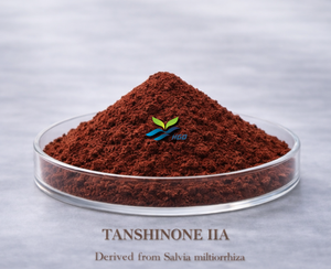 HGO, suministro directo de fábrica, extracto de Salvia miltiorrhiza Natural puro (grado alimenticio saludable), especificación Tanshinone IIA 5% - Product Image 1