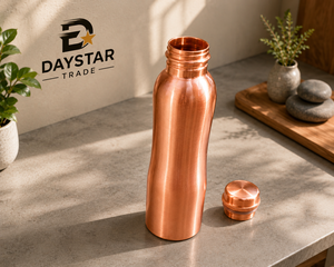 Daystar Trade 34oz <b>Copper</b> Classic Design Eco-Friendly Reusable Leak-Proof Water Bottle with <b>Screw</b> Cap for Outdoor Use - Product Image 2